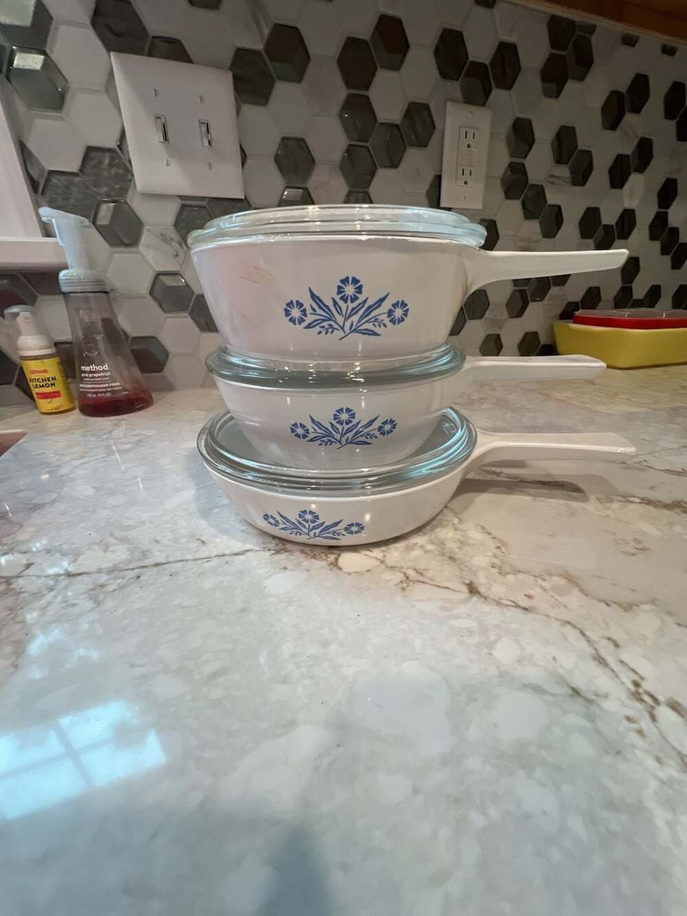 Corning Ware Blue Cornflower Menuette Skillet Set With Lids
See detsils